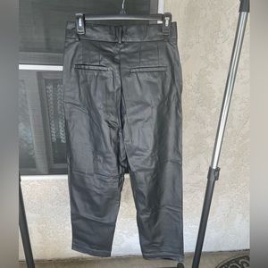 Black Pleather Pants